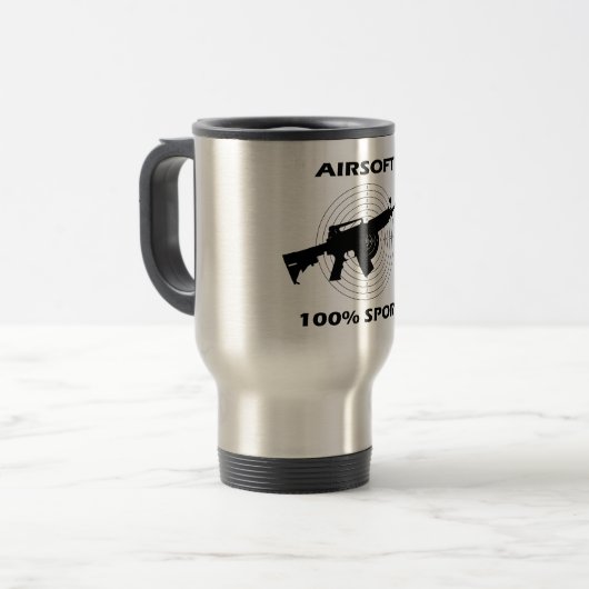 Mug De Voyage Airsoft Reisbeker (Voorkant links)