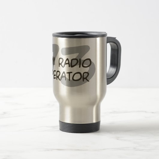 Mug De Voyage Ham Radio Reisbeker (Voorkant rechts)