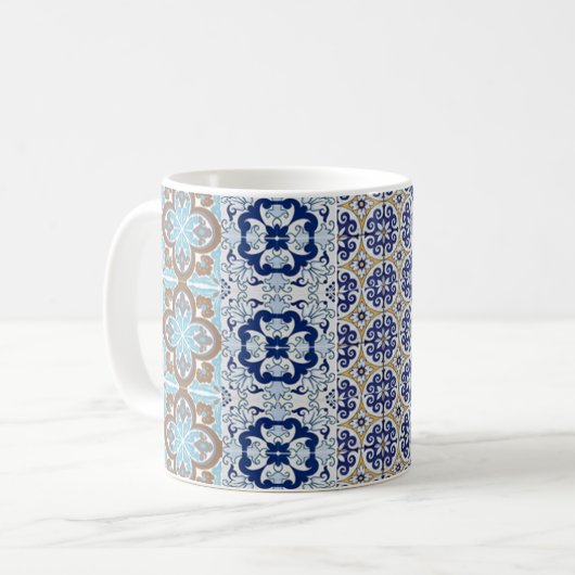 mug deco azulejos koffiemok (Voorkant links)