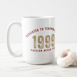 Mug - Dedicated to teaching since 1 | Teacher mug  Koffiemok