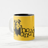 Mug Deerhound Tweekleurige Koffiemok (Voorkant links)