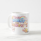 MUG - Don't worry, be happy! Koffiemok (Voorkant links)