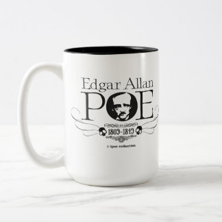 Mug "Edgar Allan Poe" Tweekleurige Koffiemok