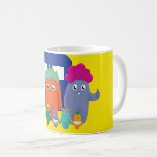 Mug "Een constructieve dag" Koffiemok (Voorkant rechts)