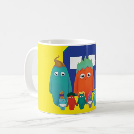 Mug "Een constructieve dag" Koffiemok (Voorkant links)
