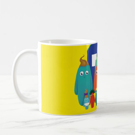 Mug "Een constructieve dag" Koffiemok (Links)