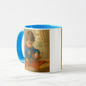 Mug een kind maakt zijn vermomming. mok (Voorkant links)