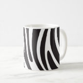 Mug Effect Afrikaans zebra. Natuur en minimalistis Koffiemok (Voorkant rechts)