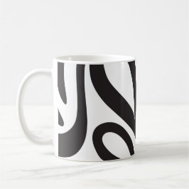 Mug Effect Afrikaans zebra. Natuur en minimalistis Koffiemok