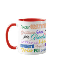 Mug Elegant "Amour - Richesse - Succes"