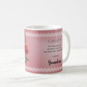 Mug Elegant Grandmother Tribute Design Koffiemok (Voorkant rechts)