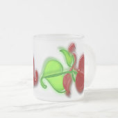 Mug - Entertwined Leaves Matglas Koffiemok (Voorkant rechts)