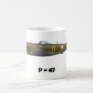 Mug Escadron de Chasse 02.003 Champagne - P47 Koffiemok