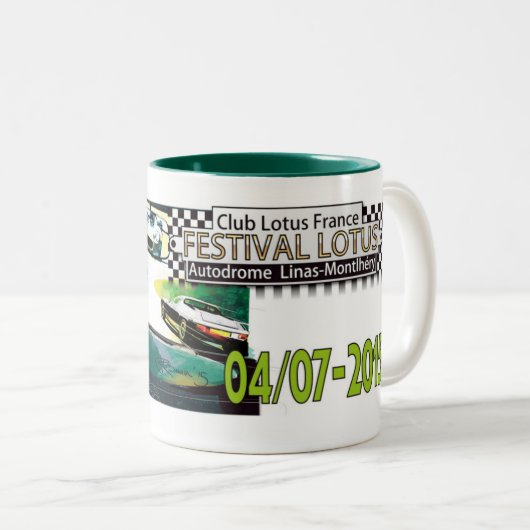 Mug Festival Lotus CLF 2015 Tweekleurige Koffiemok (Voorkant rechts)