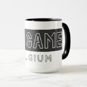 Mug FitGame Belgium Mok (Voorkant rechts)