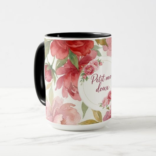 Mug floral Petit mot doux Mok (Voorkant links)
