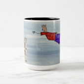 Mug: Flying Joanna and Grace Cathedral Tweekleurige Koffiemok (Center)