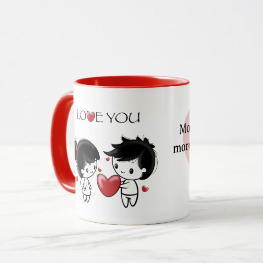 Mug for lovers mok (Voorkant links)