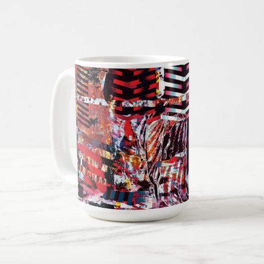 Mug – Fragmented Pulse Koffiemok (Voorkant links)