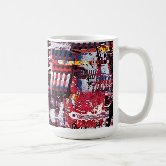 Mug – Fragmented Pulse Koffiemok (Rechts)