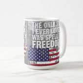 Mug – Freedom Job Koffiemok (Voorkant rechts)