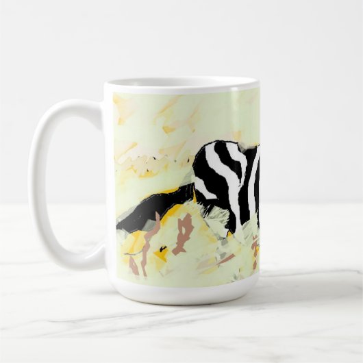 Mug : Freedom Of The Zebra  Koffiemok (Links)