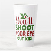Mug-Funny Christmas Quote Latte Mok (Voorkant)