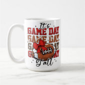 Mug game day, futbol americano koffiemok (Links)