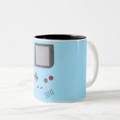 mug game tweekleurige koffiemok (Voorkant rechts)