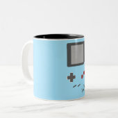 mug game tweekleurige koffiemok (Voorkant links)