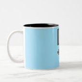 mug game tweekleurige koffiemok (Links)