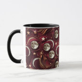 Mug - Garnet Red Celestial Moon Mok (Links)