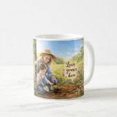 Mug - Grandma Gardening Where Love Grows Koffiemok (Voorkant rechts)