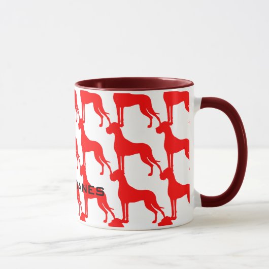 Mug Great Danes Mok (Rechts)