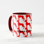 Mug Great Danes Mok (Voorkant links)