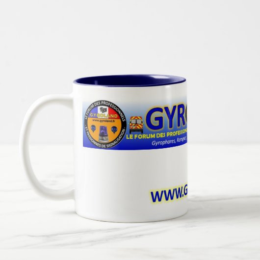 MUG GYROLAND BANNIERE TWEEKLEURIGE KOFFIEMOK (Links)