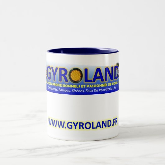 MUG GYROLAND BANNIERE TWEEKLEURIGE KOFFIEMOK (Center)