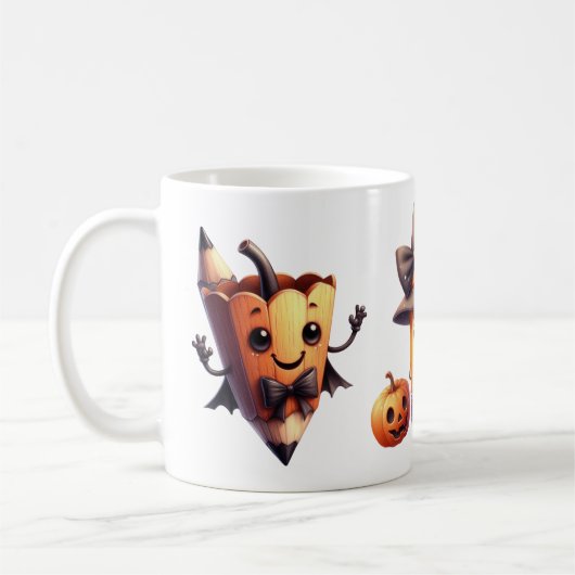 Mug Halloween Spécial École – Idéal pour les Profe Koffiemok (Links)