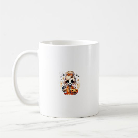 mug , hallowen koffiemok (Links)