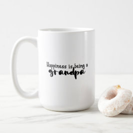 Mug - Happiness Is Being A Grandpa Koffiemok