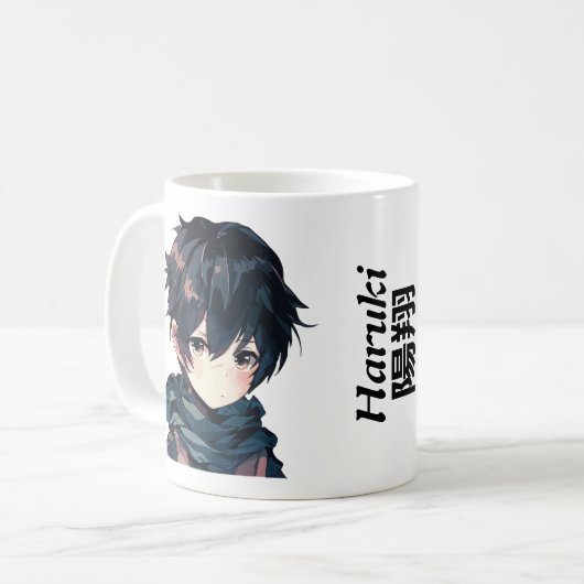 Mug "Haruki Anime Dream" Koffiemok (Voorkant links)