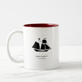 Mug — HMS Gaspee Tweekleurige Koffiemok