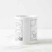 Mug How physicists see the world [RIGHT HANDED] Magische Mok (Center)