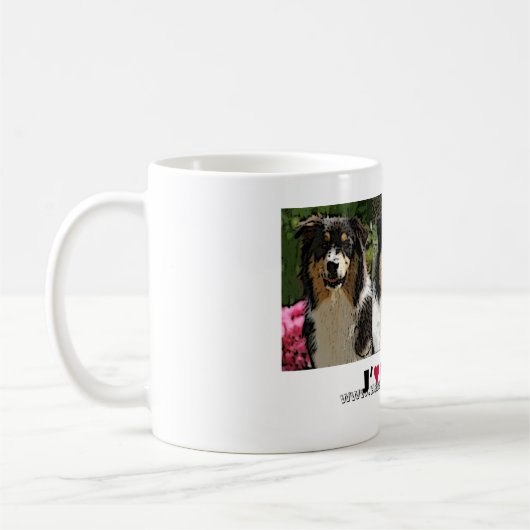 MUG "Ik hou van zwart" Koffiemok (Links)