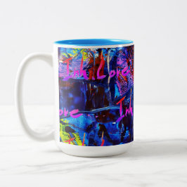 Mug Inh Love 3. Tweekleurige Koffiemok