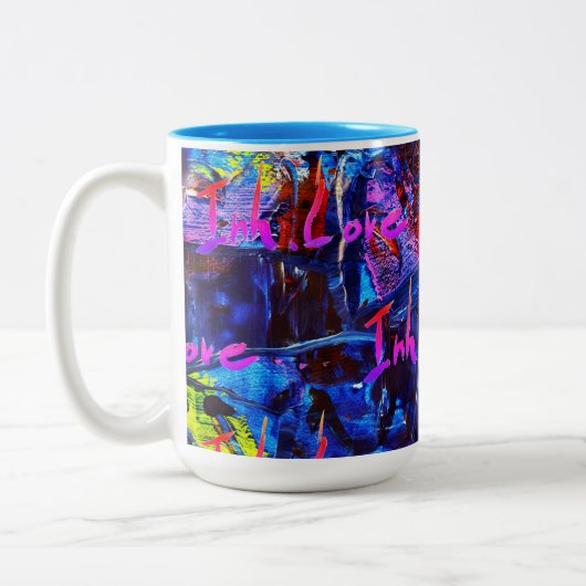 Mug Inh Love 3. Tweekleurige Koffiemok (Links)