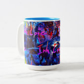 Mug Inh Love 3. Tweekleurige Koffiemok (Voorkant links)