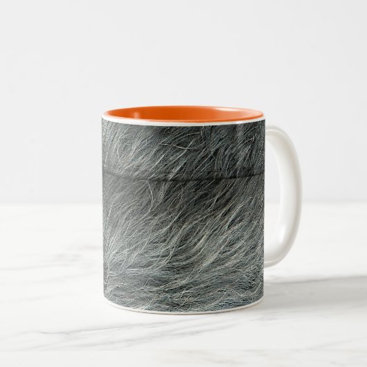 Mug Irish Wolfhound Tweekleurige Koffiemok (Voorkant rechts)