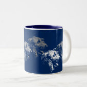 Mug Irish Wolfhound Tweekleurige Koffiemok (Voorkant rechts)