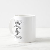 Mug is een astrologisch teken van de gepassioneerd koffiemok (Voorkant links)